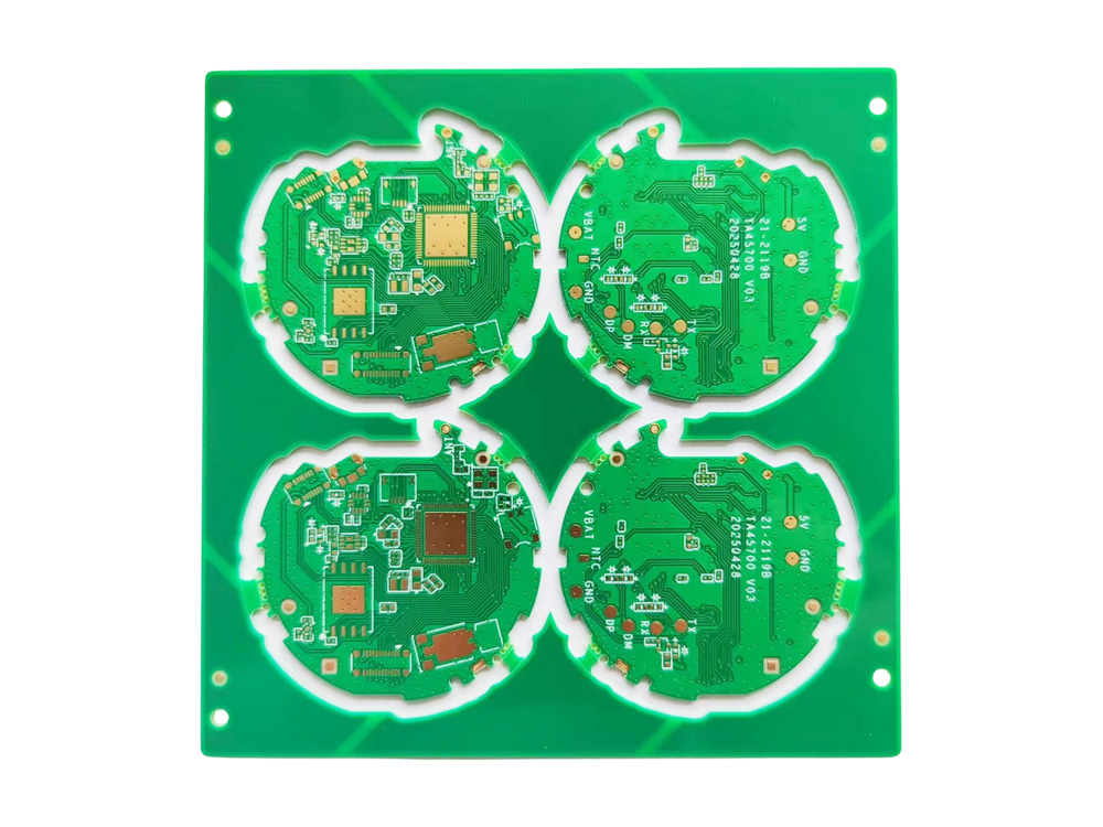 HDI：FR4 KB6167F-4 layers-2.0mm-1/1/1/1oz-ENIG2u'-Blind buried hole PCB